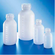 Бутыль Kautex со средним горлом прозрачная HDPE 1000 мл, с винтовой крышкой Бутыль Kautex со средним горлом прозрачная HDPE 1000 мл, с винтовой крышкой