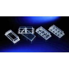 Камера с покровным стеклом Nunc Lab-Tek™ и Lab-Tek™ II, ПС, стерильные Камера с покровным стеклом Nunc Lab-Tek™ и Lab-Tek™ II, ПС, стерильные
