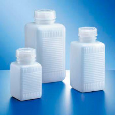 Бутыль Kautex широкогорлая квадратная прозрачная HDPE 500 мл, без крышки Бутыль Kautex широкогорлая квадратная прозрачная HDPE 500 мл, без крышки