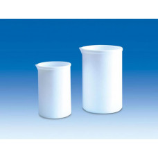 Стакан мерный VITLAB 100 мл, белый, PTFE Стакан мерный VITLAB 100 мл, белый, PTFE
