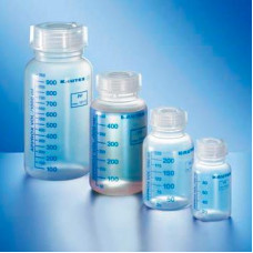Бутыль Kautex широкогорлая прозрачная градуированная PP 250 мл, с винтовой крышкой